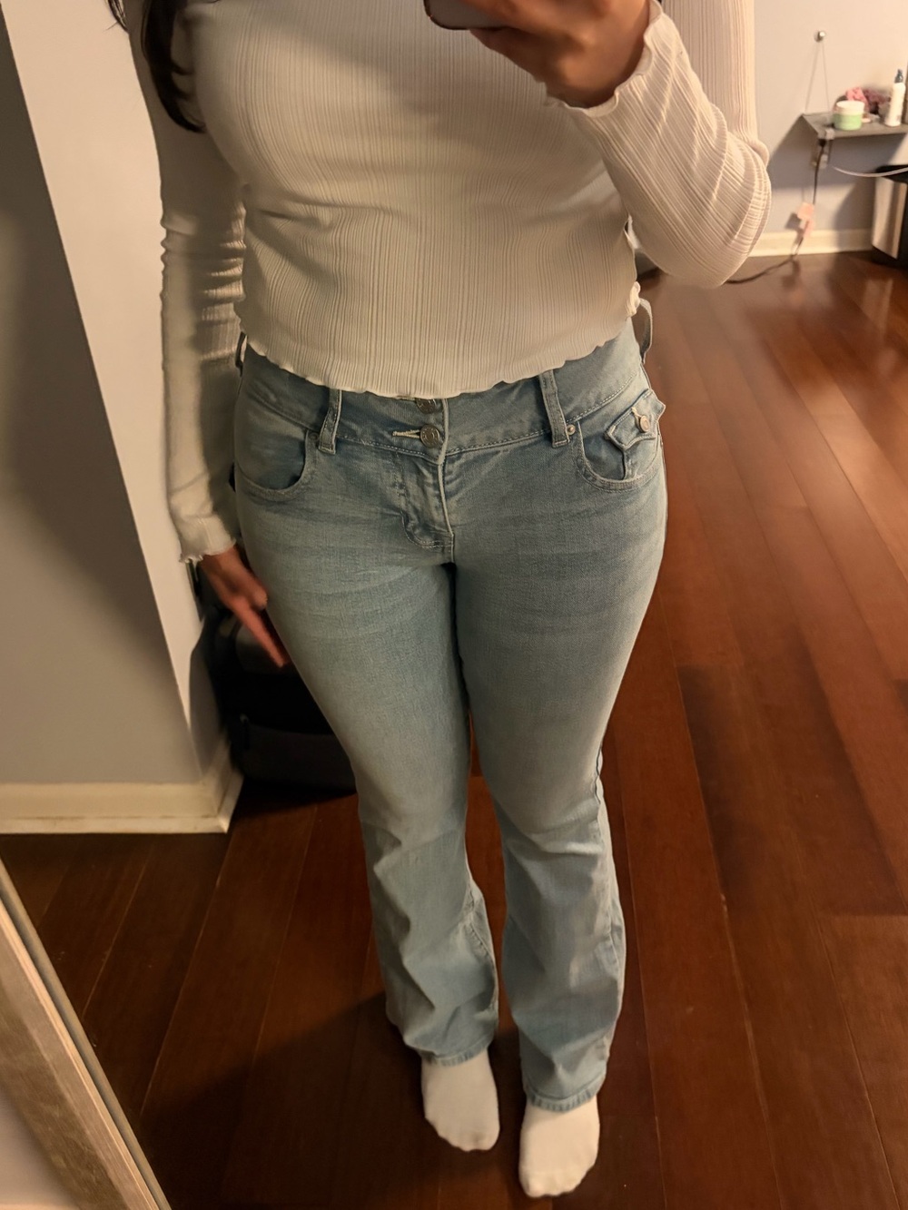 PacSun Light Wash Low Rise Bootcut Jeans